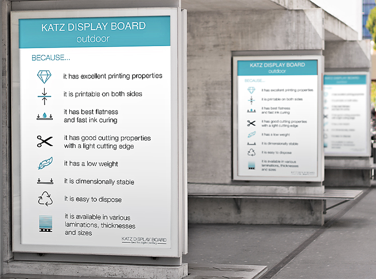 KATZ Display Board outdoor